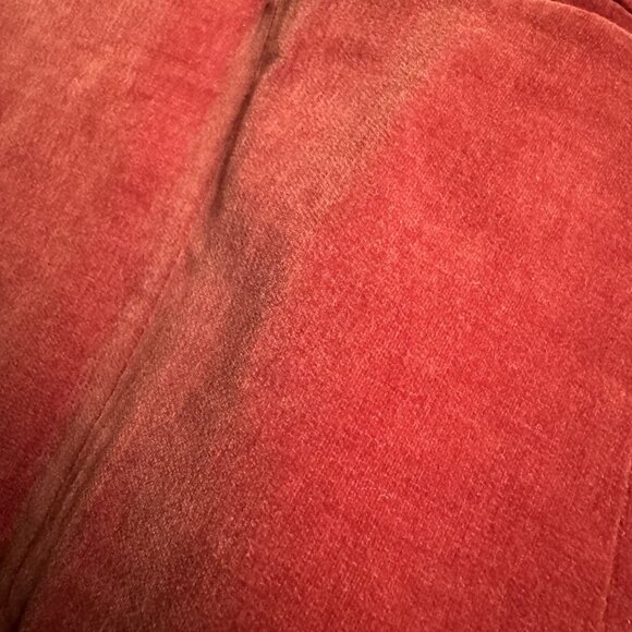 Vtg‎ Orange Velveteen Blazer By Pykettes 16 Preppy Academia Classic Jacket - Picture 3 of 8